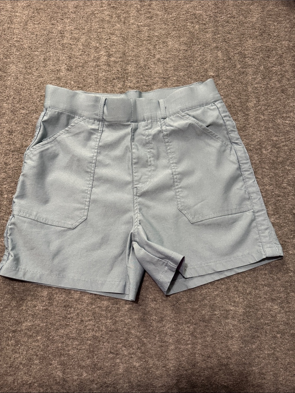 Women's Light‎ Blue Pull-On Casual Bermuda Shorts